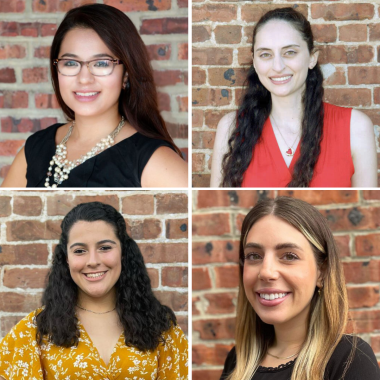 Stateside Affairs Team, Christina Pinzon: President & CEO; LisaMarie Greta, Director of Marketing & Operations; Manuela Gaviria, Associate Account Executive; and Casey Abline, Junior Director of Public Relations